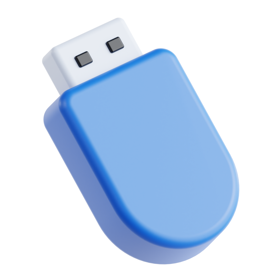 Pen drive 3d gráfico ilustração png