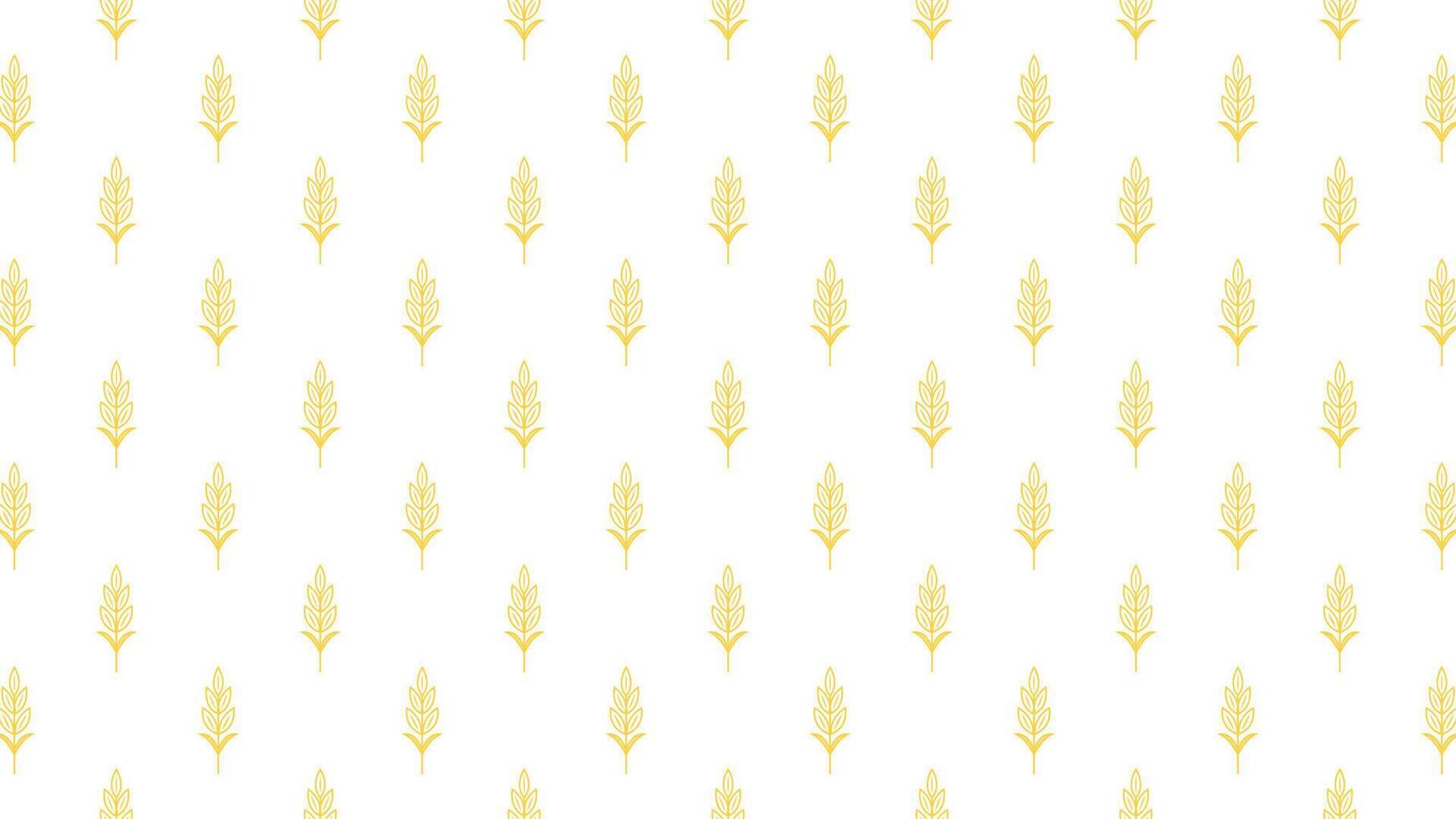 Wheat pattern wallpaper. oat symbol. free space for text. rice sign. Rice pattern wallpaper. vector
