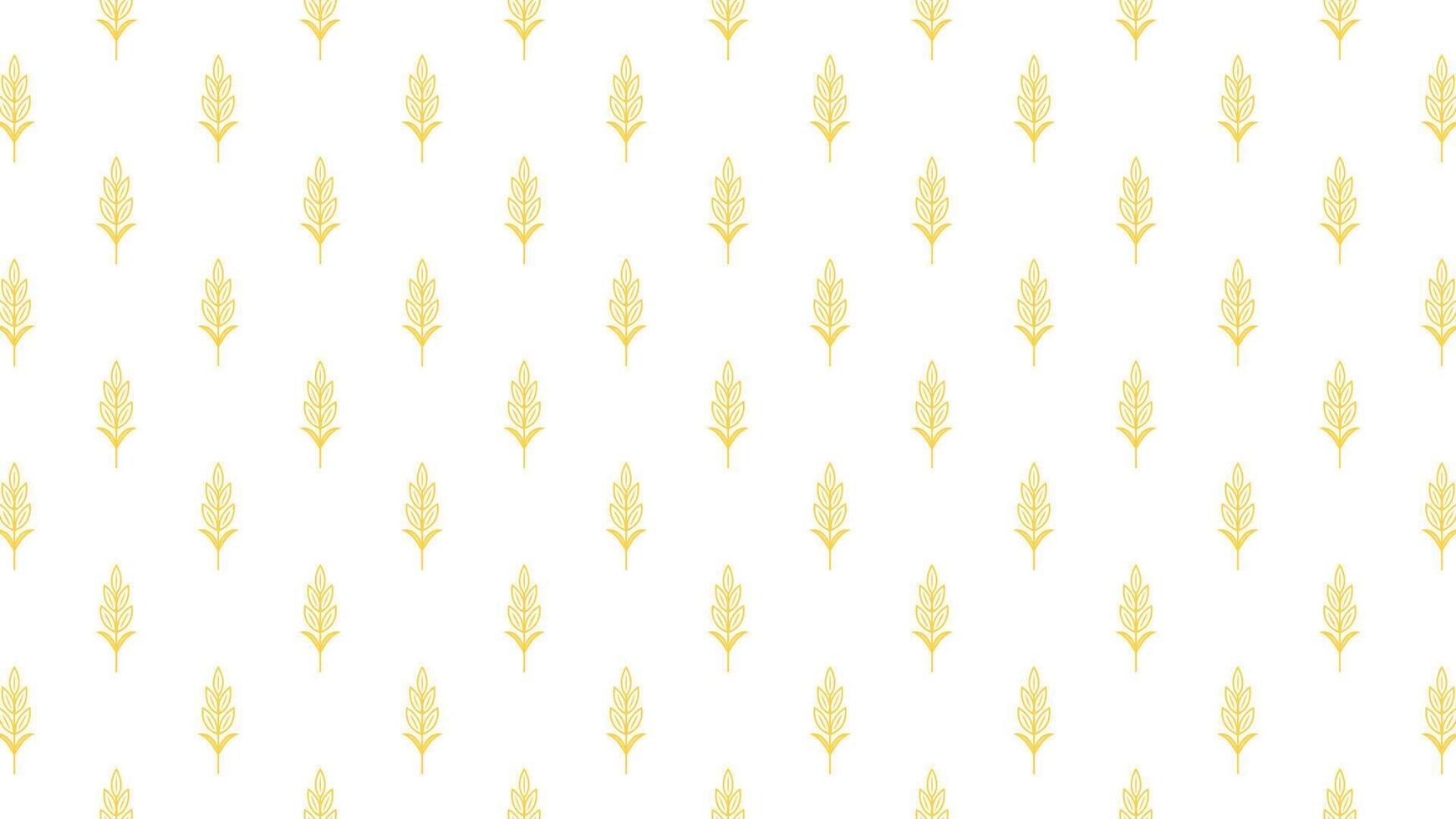 Wheat pattern wallpaper. oat symbol. free space for text. rice sign. Rice pattern wallpaper. vector