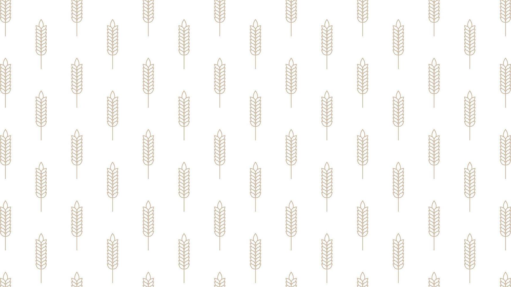 Wheat pattern wallpaper. oat symbol. free space for text. rice sign. Rice pattern wallpaper. vector