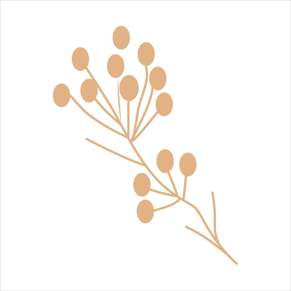 beige resumen floral vector elemento