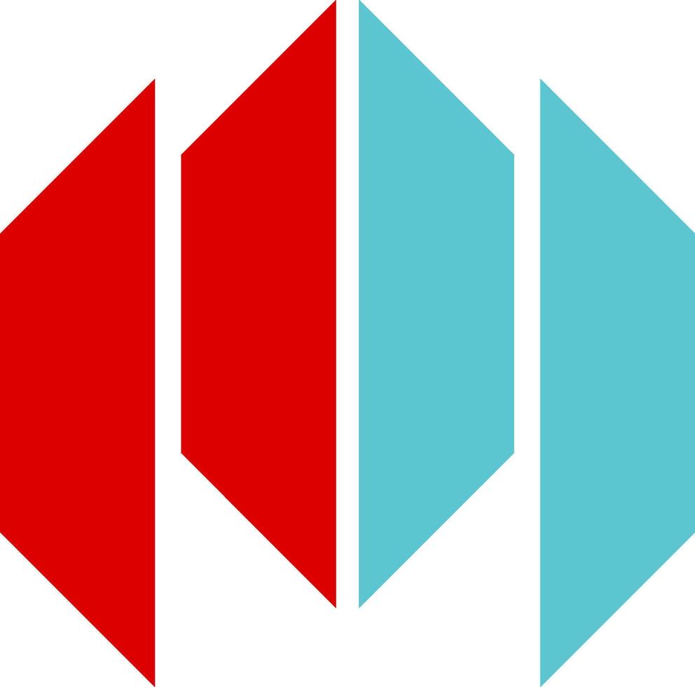shape polygon business finance progress vector logo