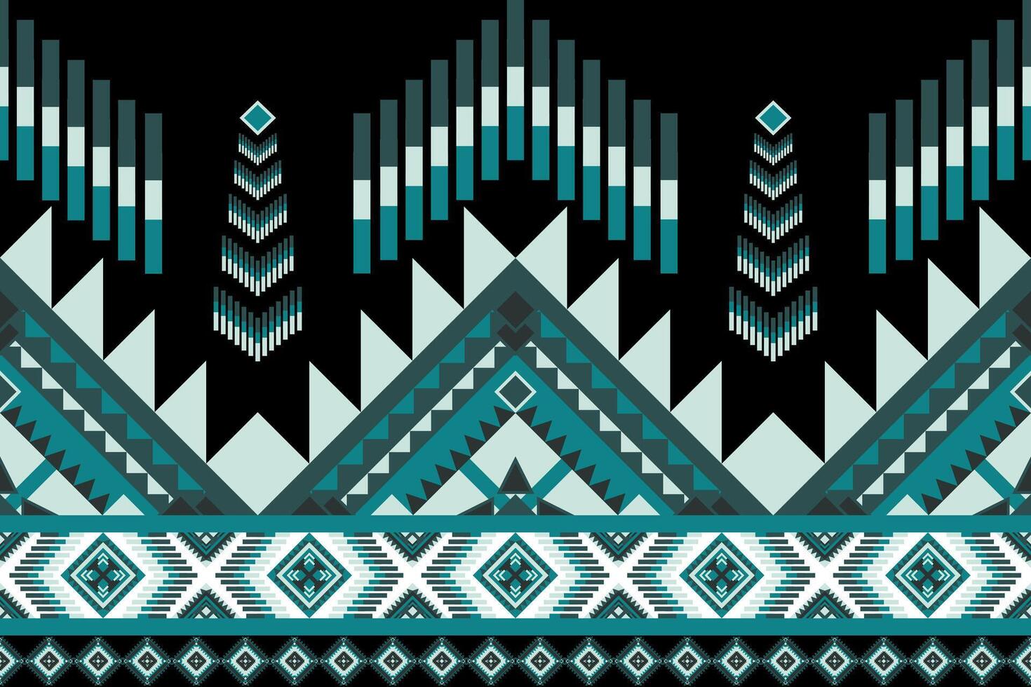 Geometric Ethnic pattern ,abstract tribal seamless for background. vector