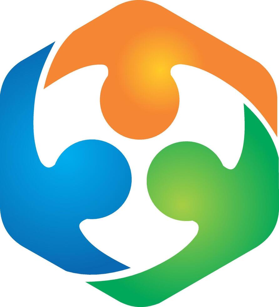 teamwork solid bussines logo vektor vector