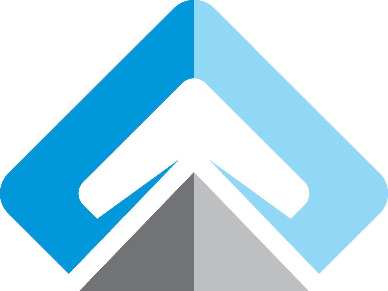 polygon abstract building businnes logo vector