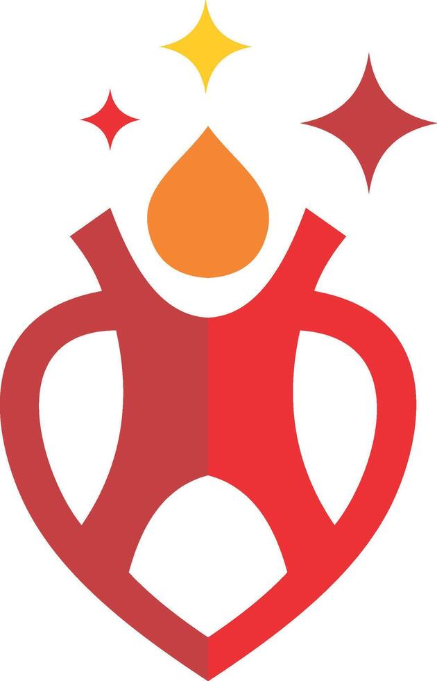 people love partner teamwork circle diversity play abstract logo. vector