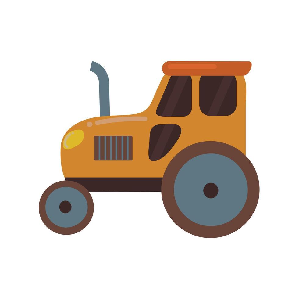 tractor mano dibujado icono clipart avatar logotipo aislado vector ilustración