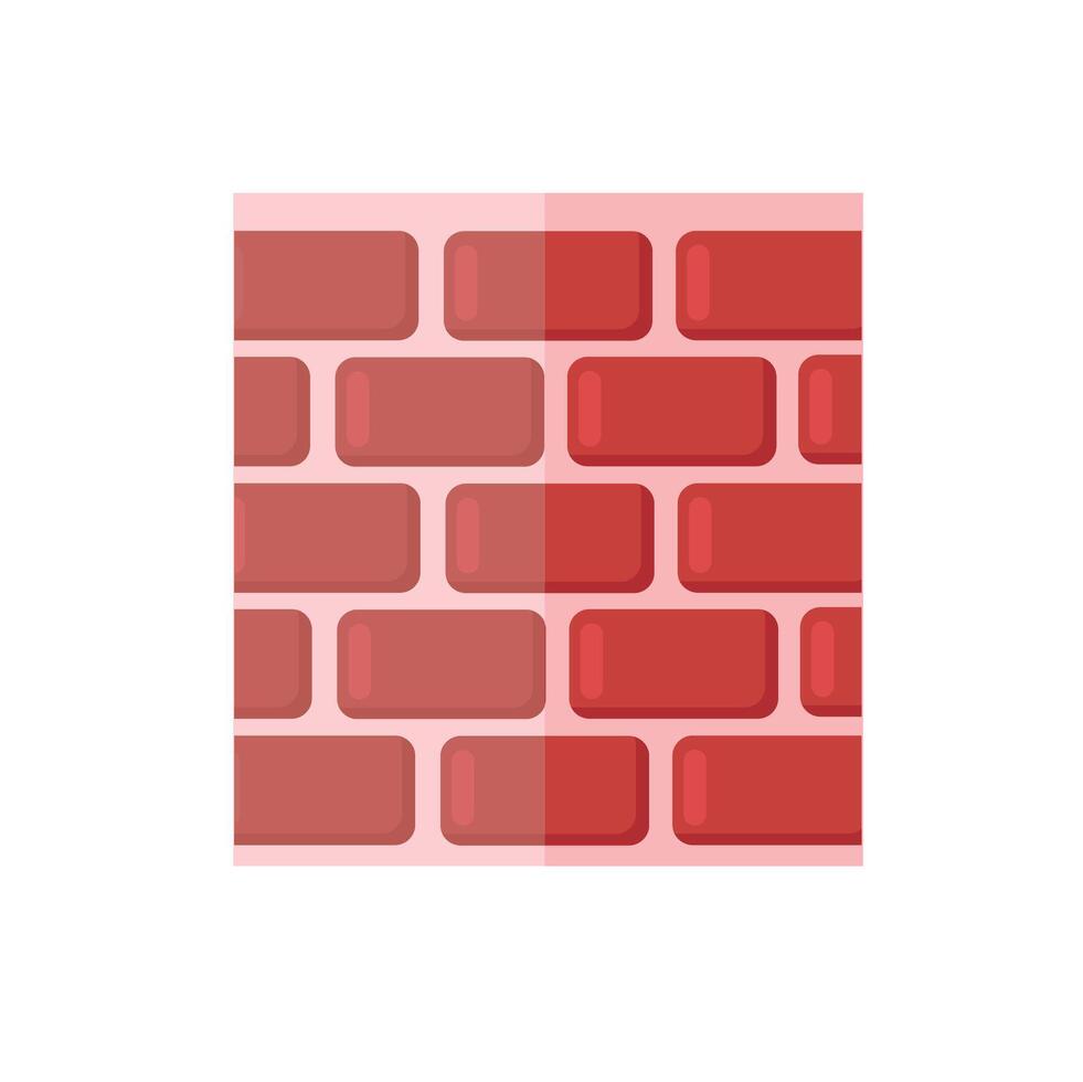 Brick wall icon clipart isolated vector illustration