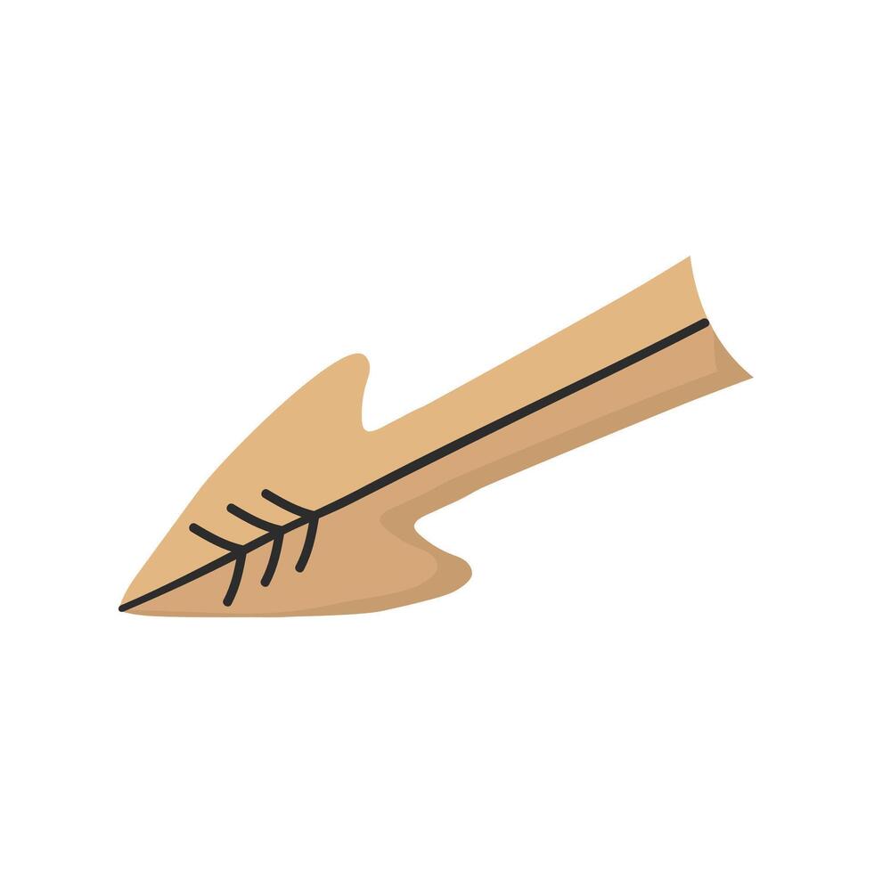 Indian arrowhead icon clipart avatar isolated vector illustration