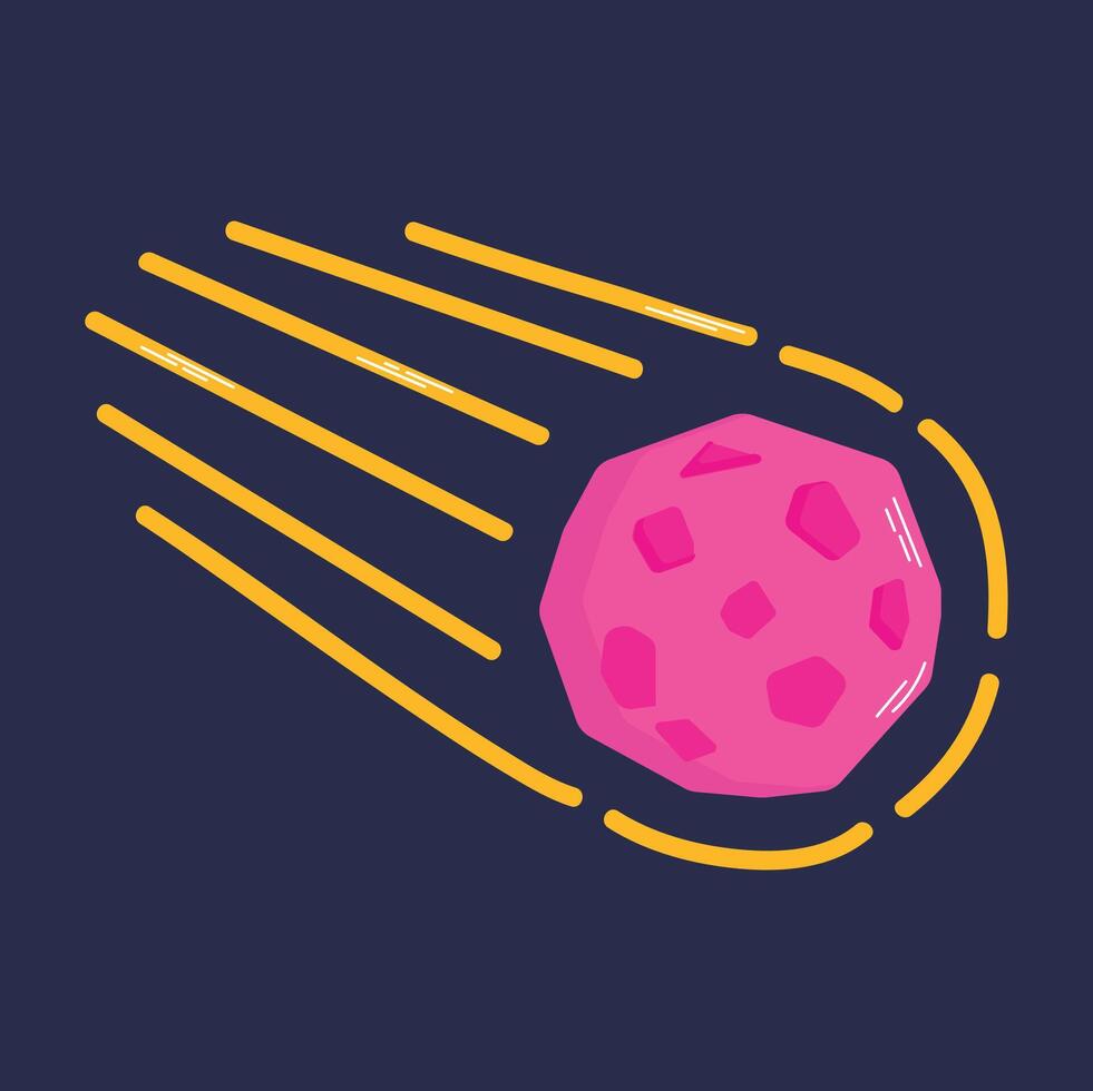 Asteroid icon clipart avatar isolated vector illustration
