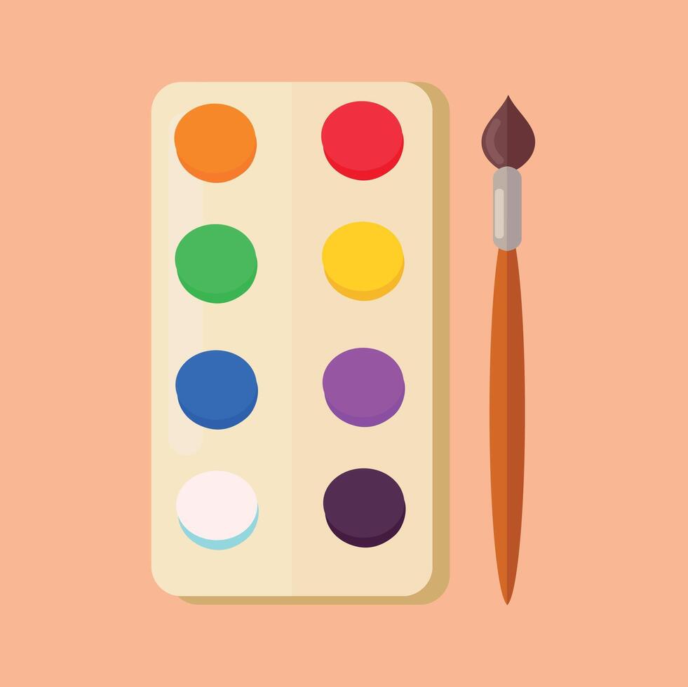 Watercolor icon clipart isolated vector illustration