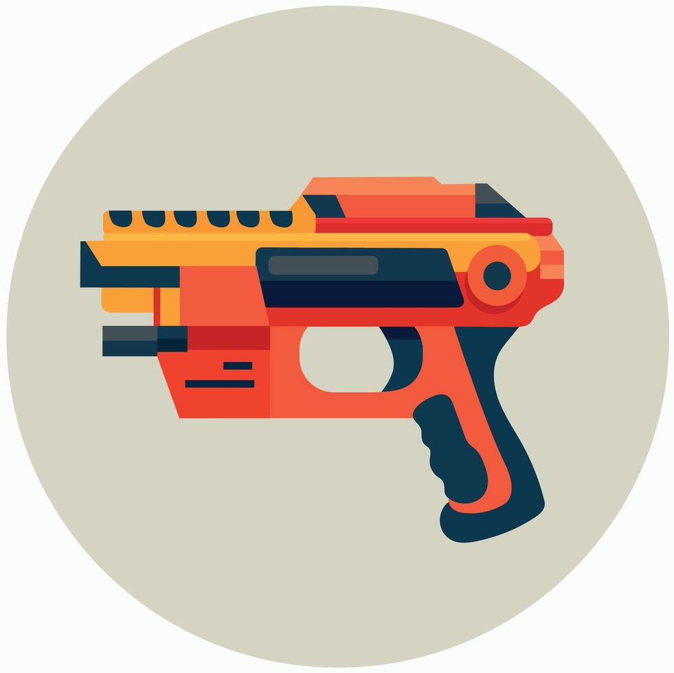 Laser gun icon clipart avatar isolated vector illustration