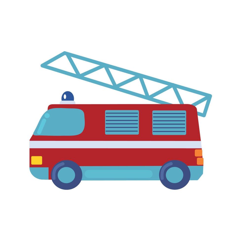 Fire truck icon clipart avatar logotype isolated vector illustration
