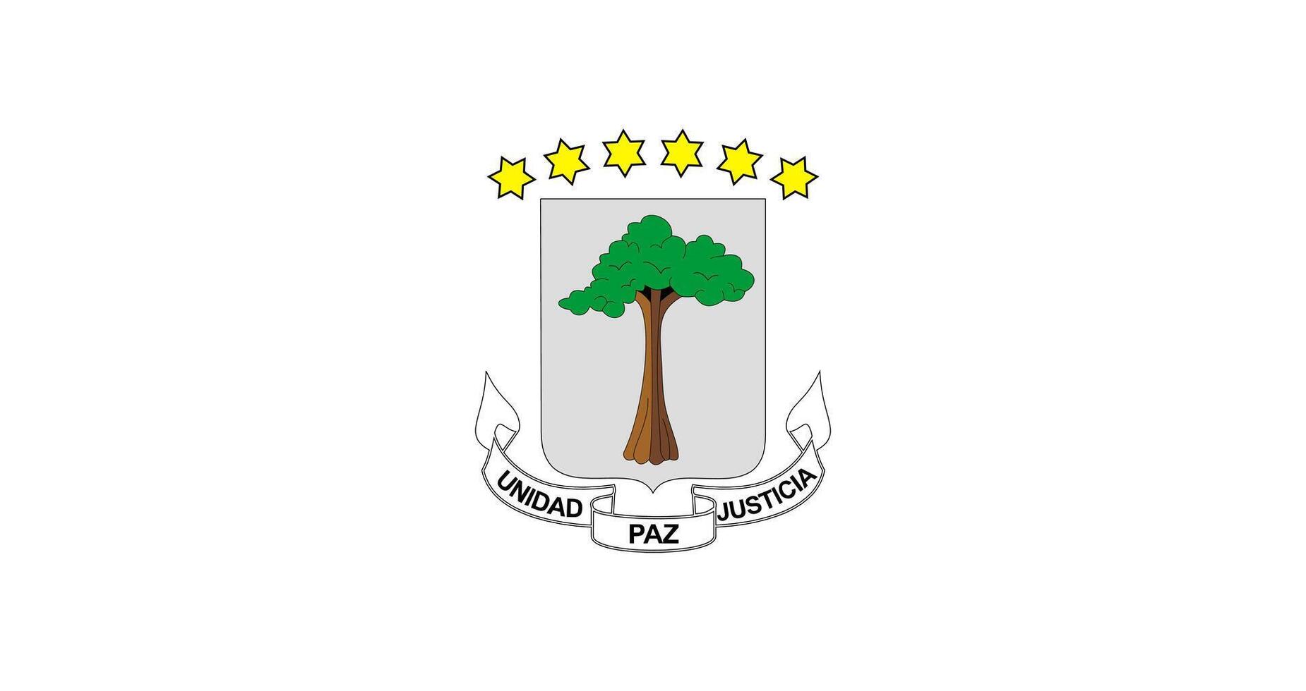 Coat of arms of Equatorial Guinea vector