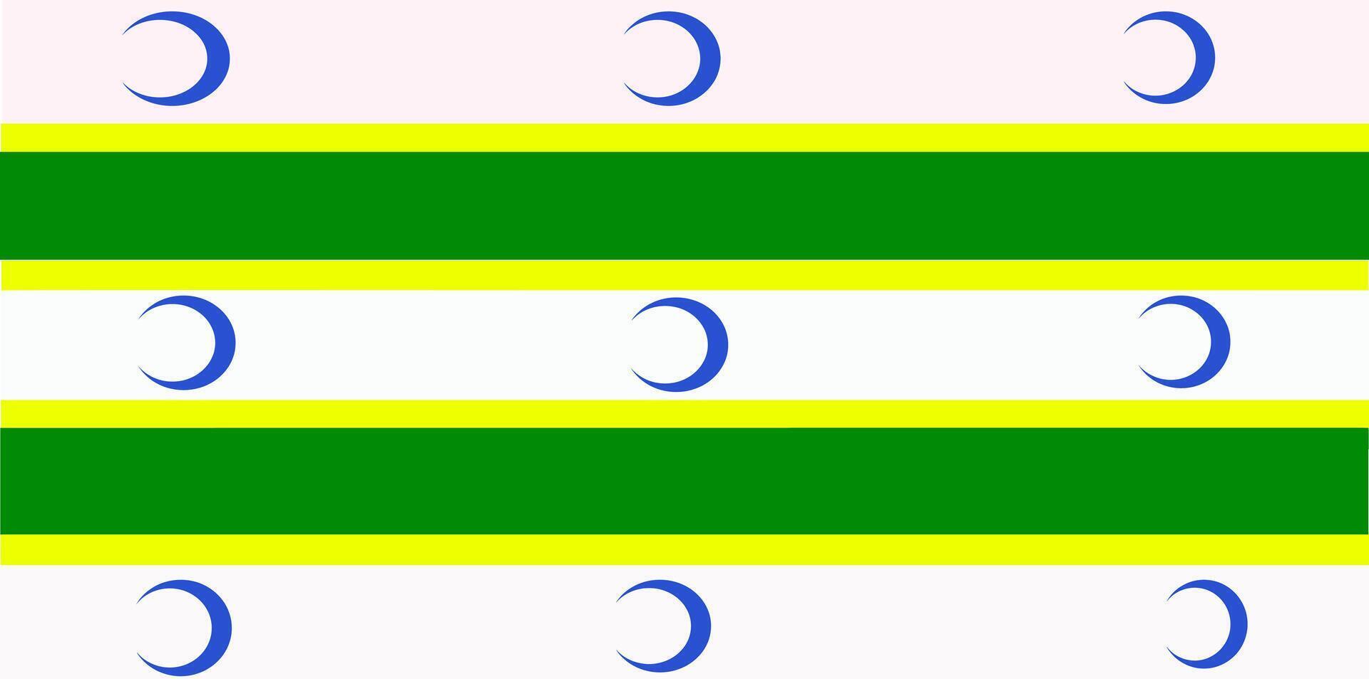 Bandera dels turcmans d'Iran vector