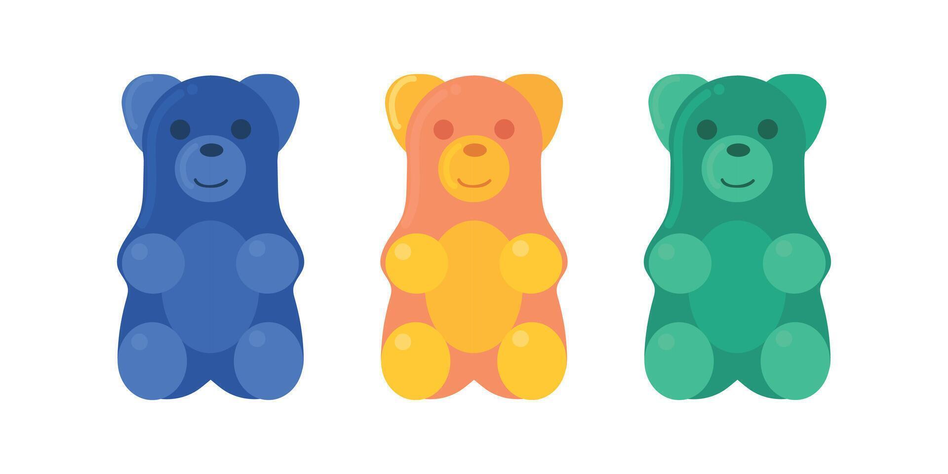 Gummy bear icon clipart avatar logotype isolated vector illustration