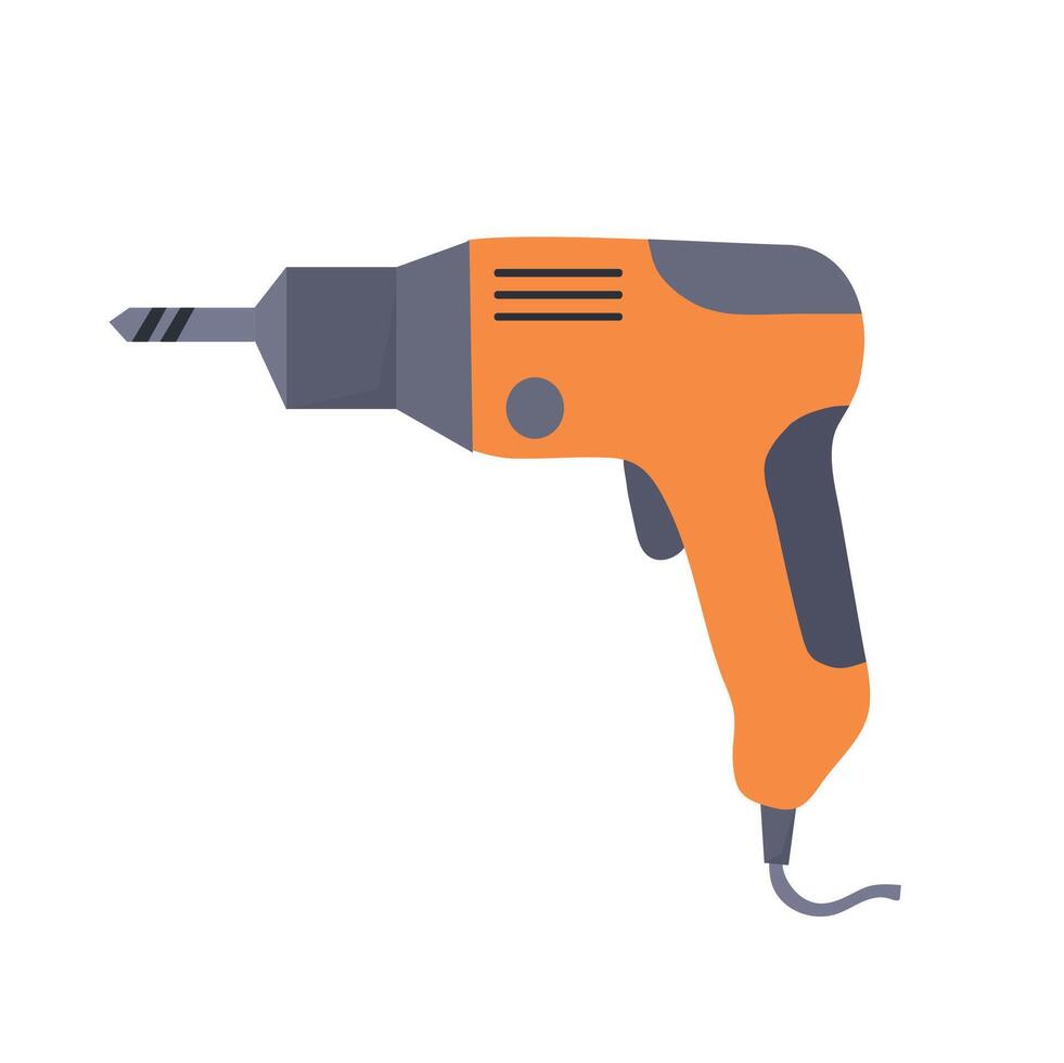 Power drill icon clipart avatar logotype isolated vector illustration