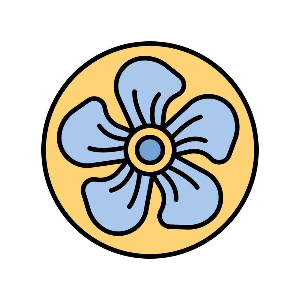 turbine. lineal color icon vector