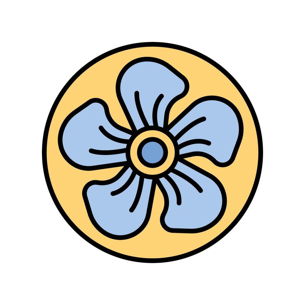 turbine. lineal color icon vector