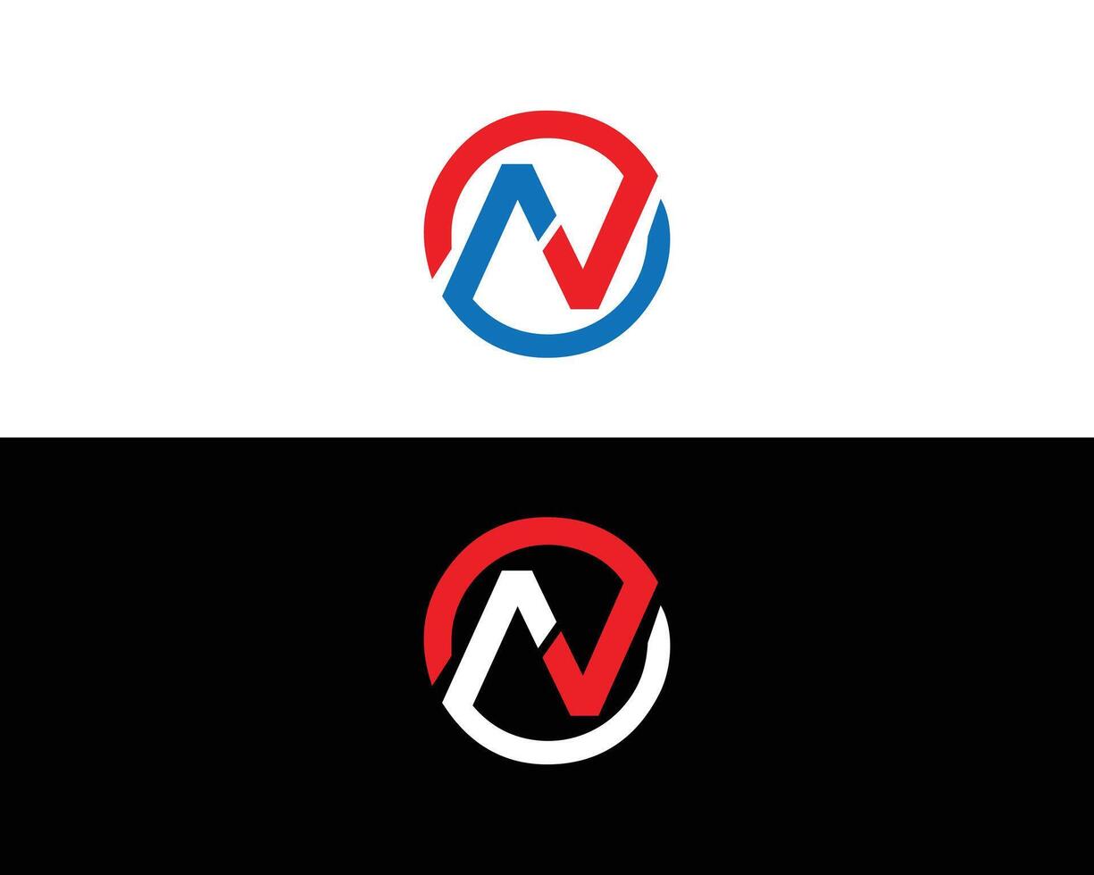 Abstract Letter AV Logo Design Editable in Vector Format