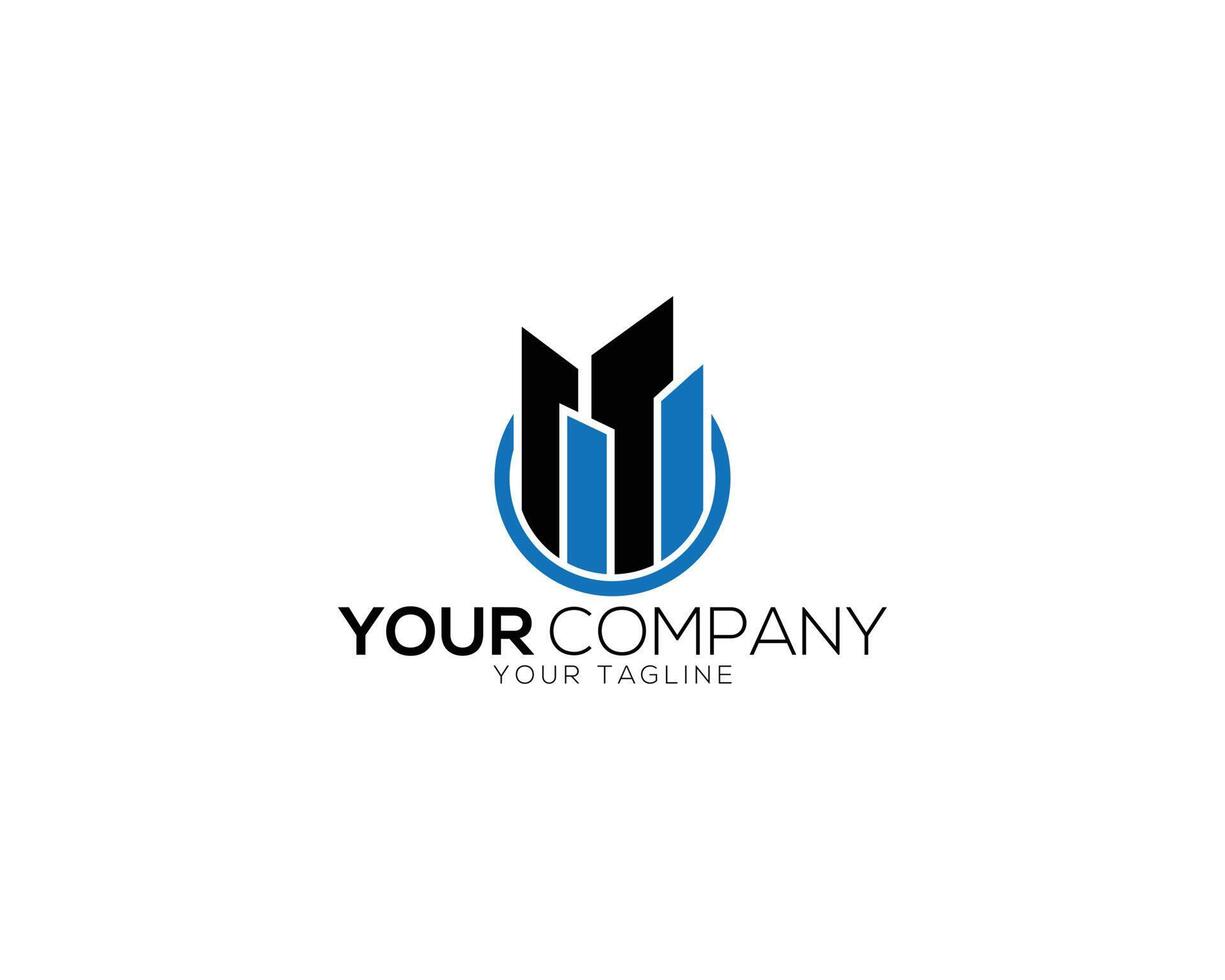 City Building Abstract Logo Design Inspiration Vector Template.