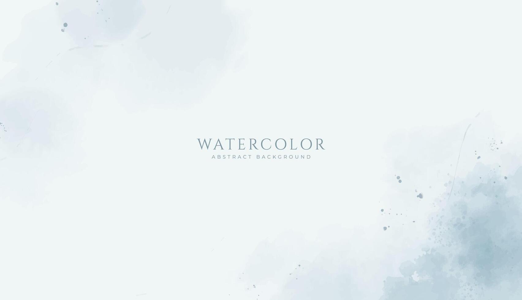 Abstract horizontal watercolor background. Neutral light colored empty space background illustration vector