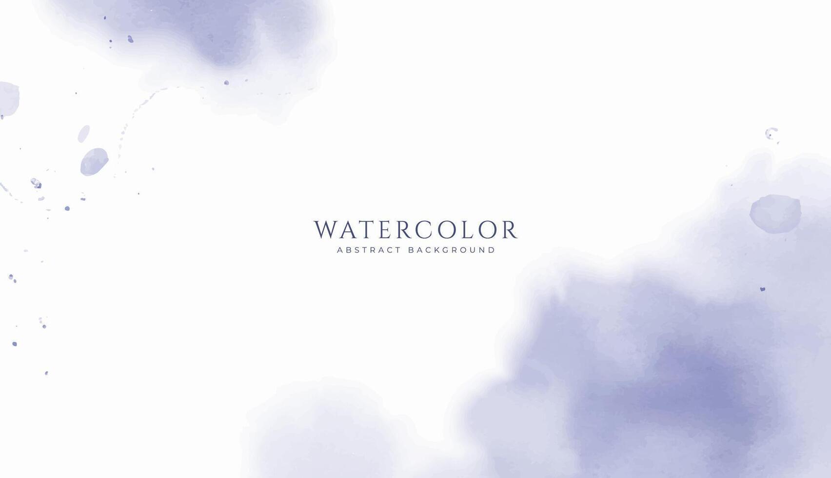 Abstract horizontal watercolor background. Neutral light blue purple colored empty space background illustration vector