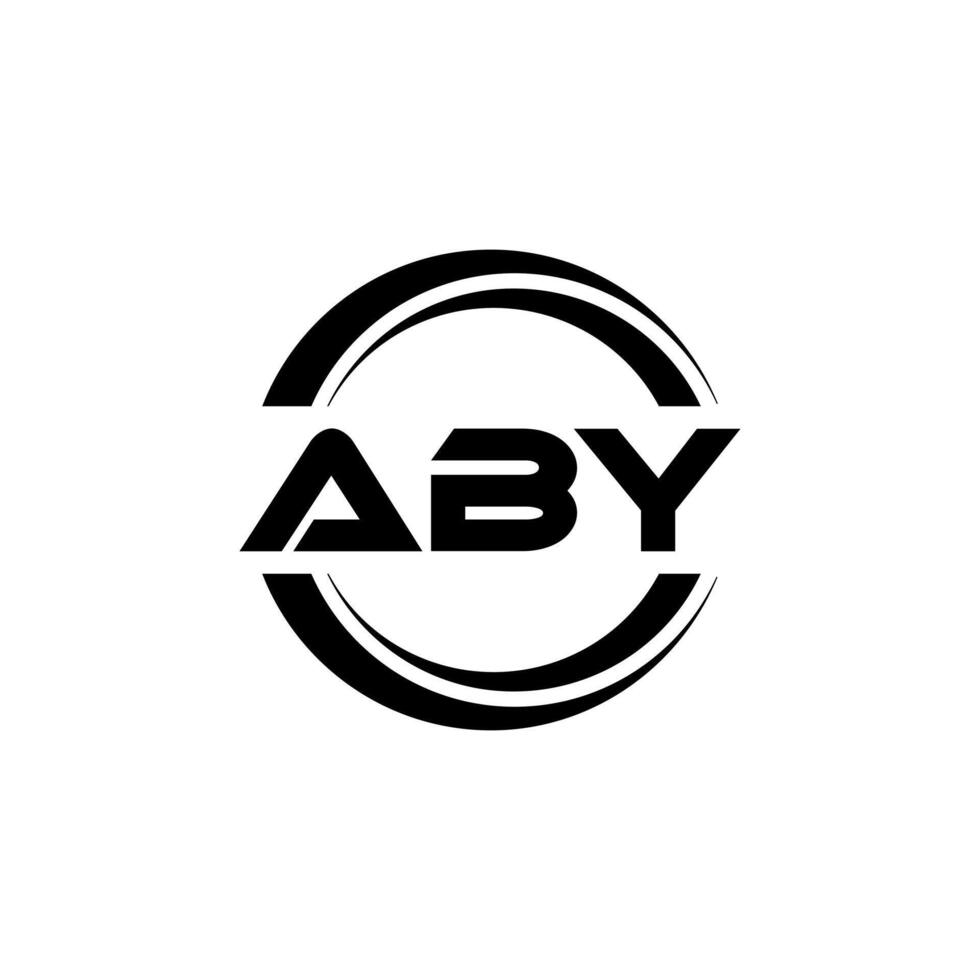 ABY Letter Logo Design, Inspiration for a Unique Identity. Modern Elegance and Creative Design. Watermark Your Success with the Striking this Logo. vector