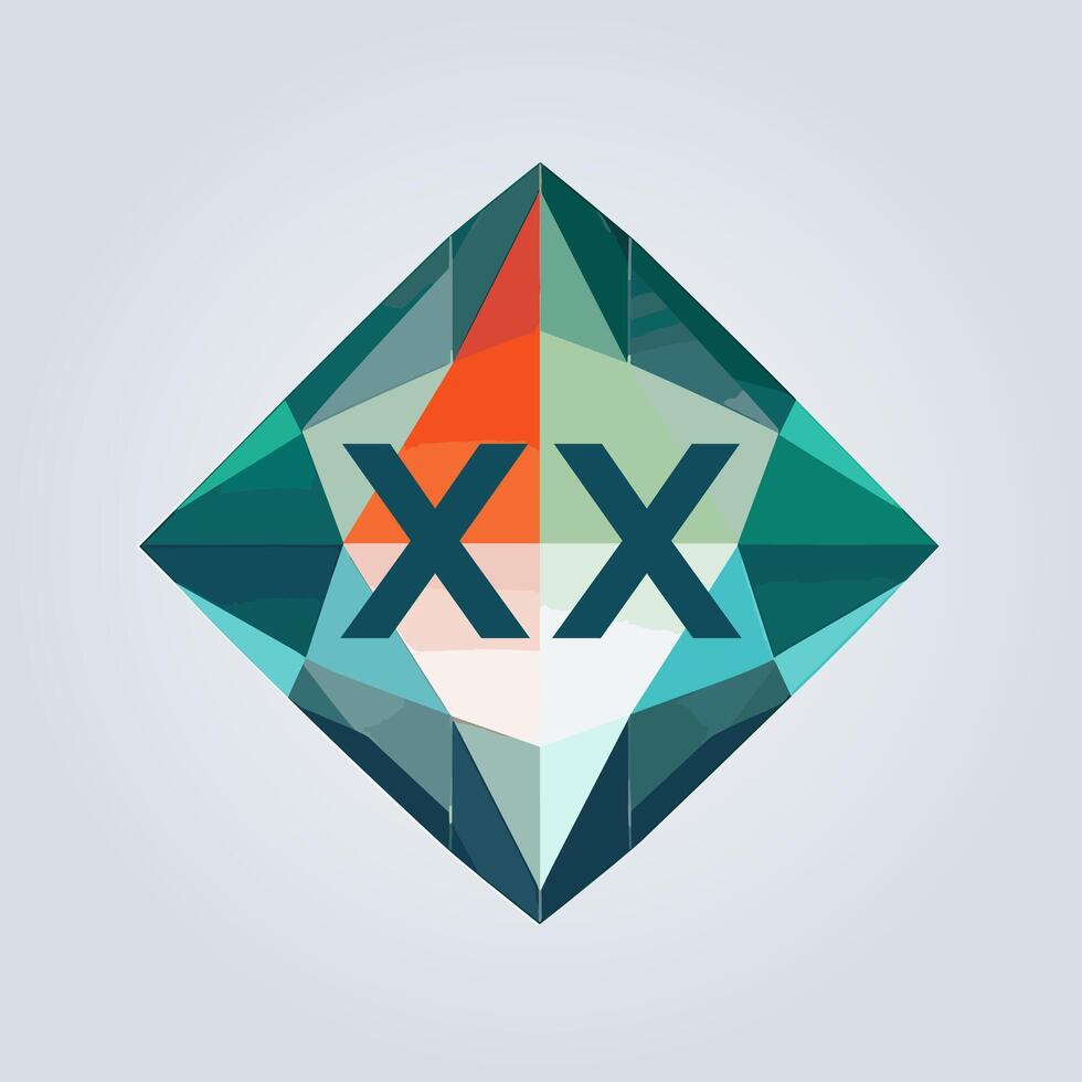 AI generated Car battery replacement filled colorful initial logo idea. Steady engine starting. Craftsmanship and quality. Letters inside diamond shape. Graphic design vector