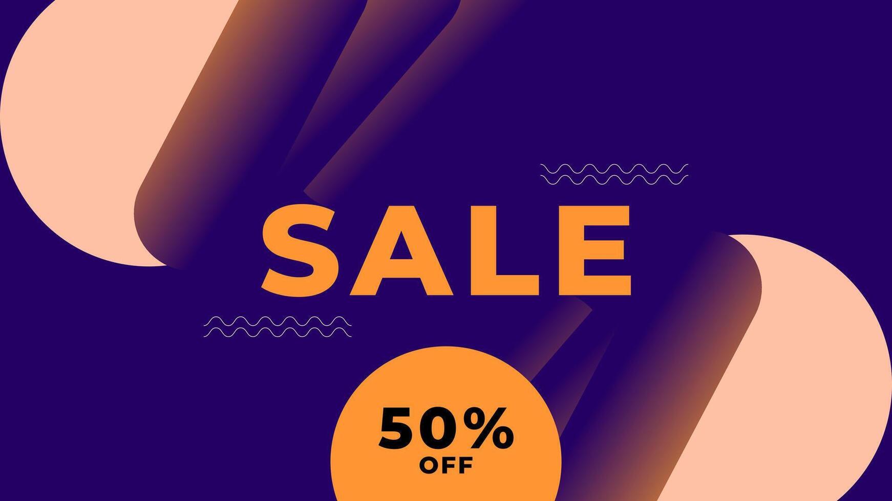 MID YEAR SALE OFFERS AND PROMOTION TEMPLATE BANNER DESIGN.COLORFUL GRADIENT COLOR BACKGROUND VECTOR. GOOD FOR SOCIAL MEDIA POST, COVER , POSTER vector