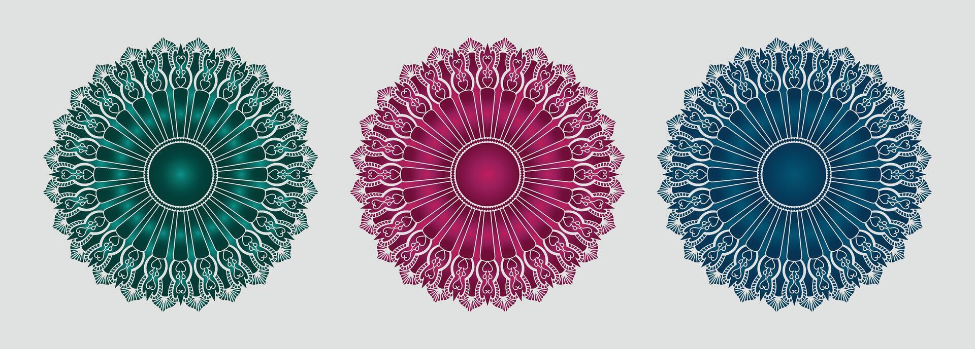 fondo de diseño de mandala de lujo vector