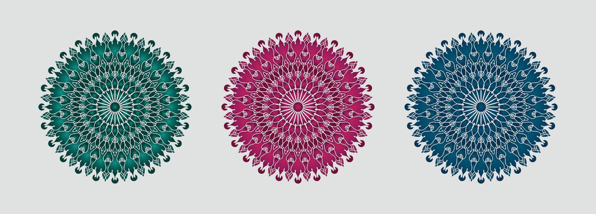 creative luxury mandala design background vector