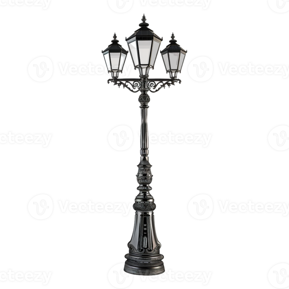 AI generated Street Light on Transparent background - Ai Generated png