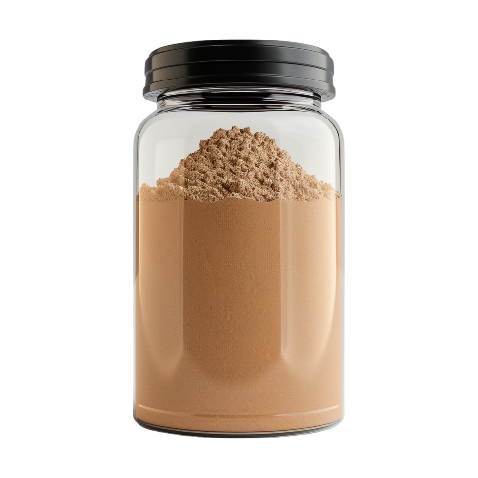 AI generated Small Spices or Powder Jar on Transparent background - Ai Generated png