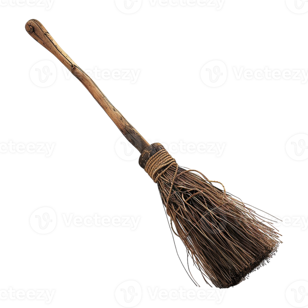 AI generated Witch Broom on Transparent background - Ai Generated png