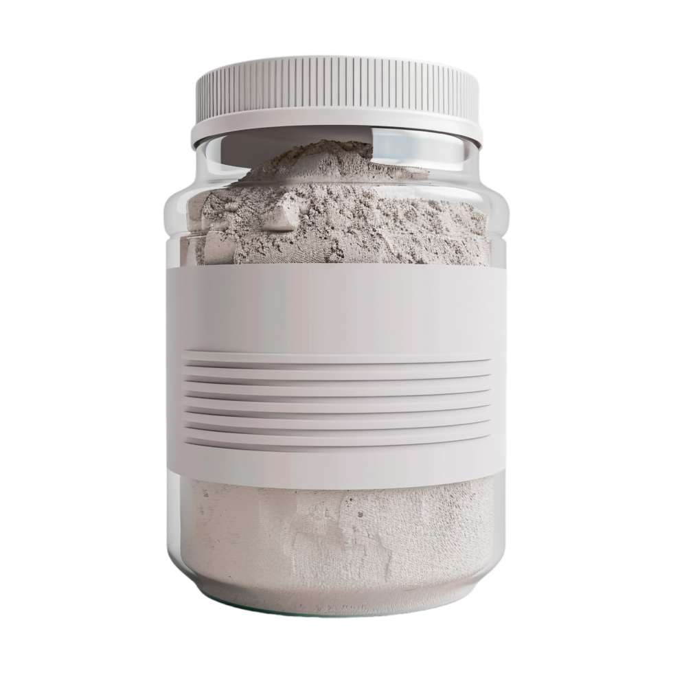 AI generated Small Spices or Powder Jar on Transparent background - Ai Generated png