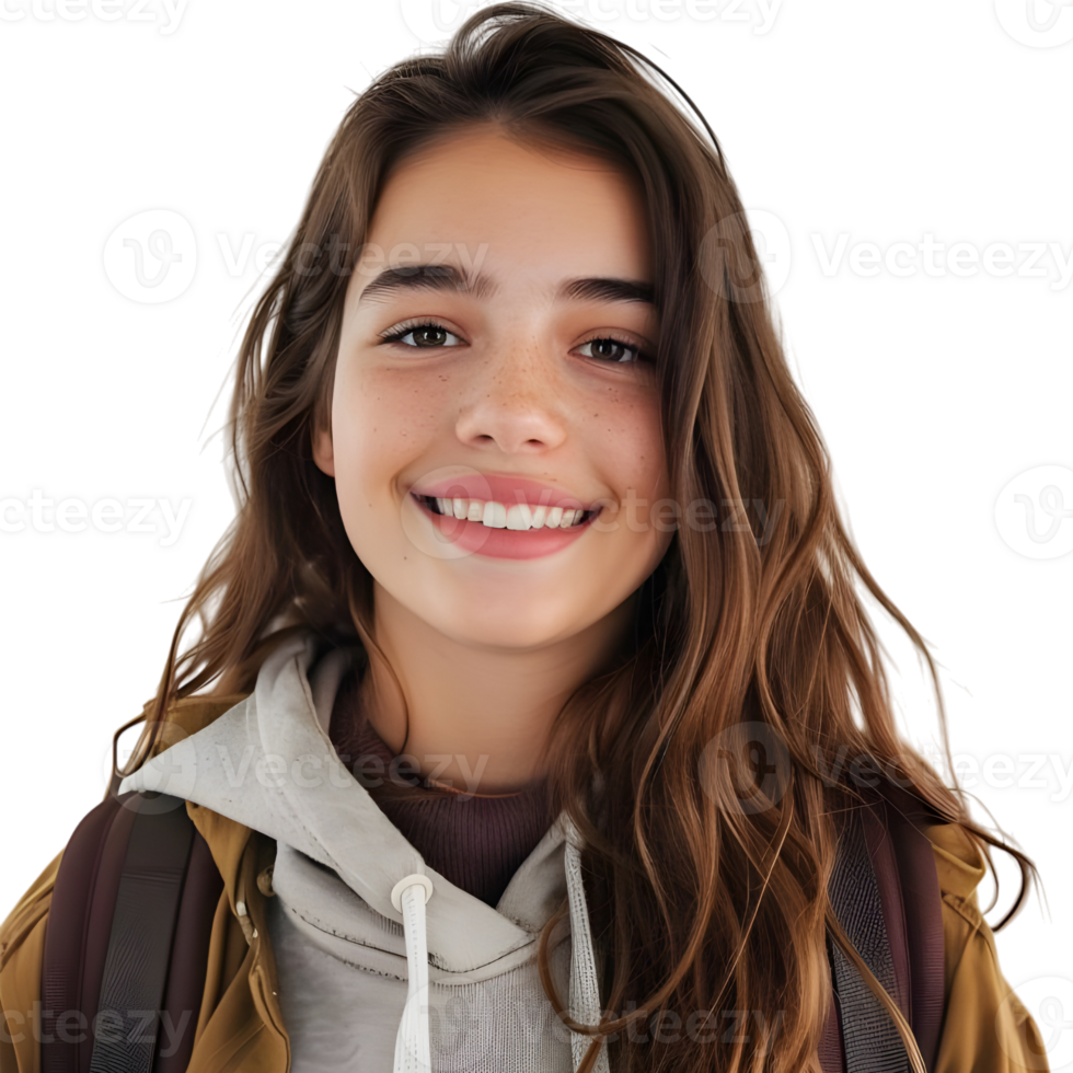 AI generated Young Businesswoman Standing With Crossed Arms and Smiling on Transparent background - Ai Generated png
