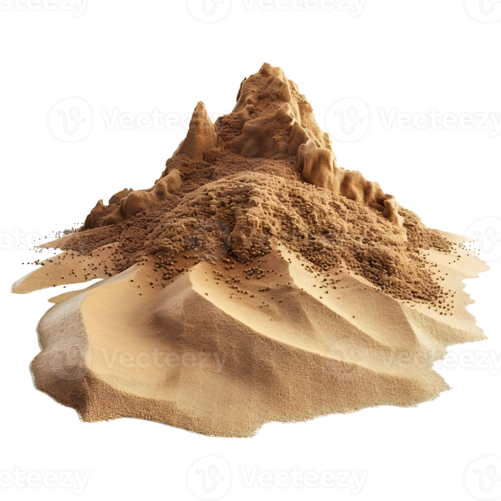 AI generated Dessert Sand on Transparent background - Ai Generated png