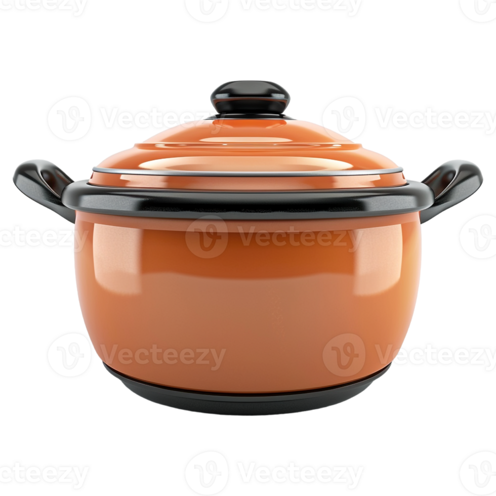AI generated 3D Rendering of a Bread Pot on Transparent Background - Ai Generated png