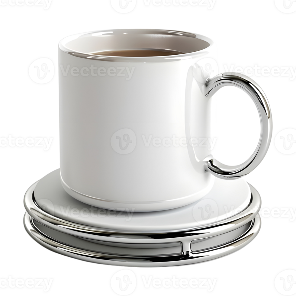 AI generated 3D Rendering of a Stylish Tea Cup or Mug on Transparent Background - Ai Generated png