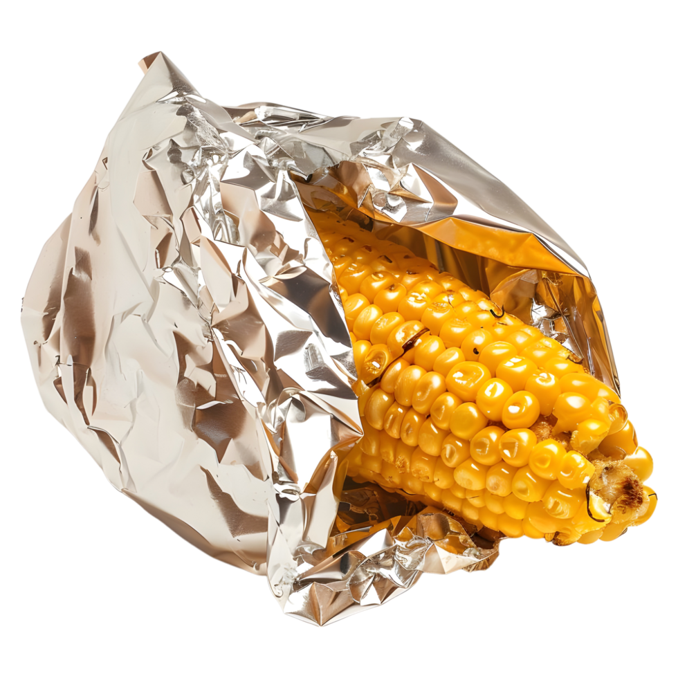 AI generated 3D Rendering of a Sweetcorn on Transparent Background - Ai Generated png