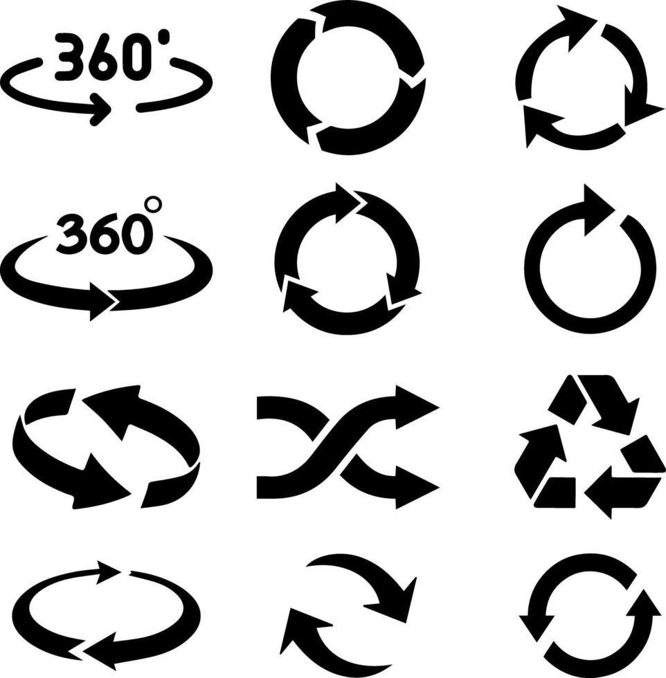 arrow icons set design for templates vector