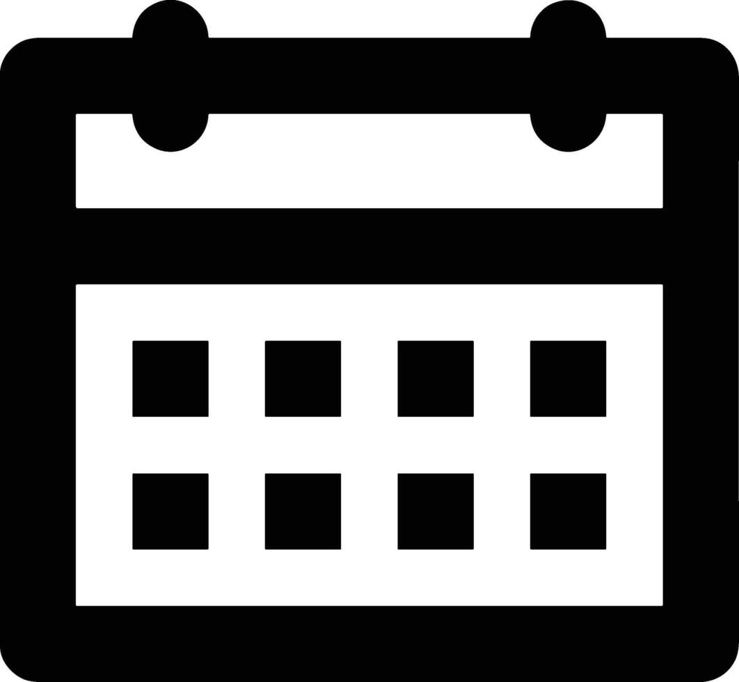 calendario calendario icono símbolo vector imagen. ilustración de el moderno cita recordatorio agenda símbolo gráfico diseño imagen