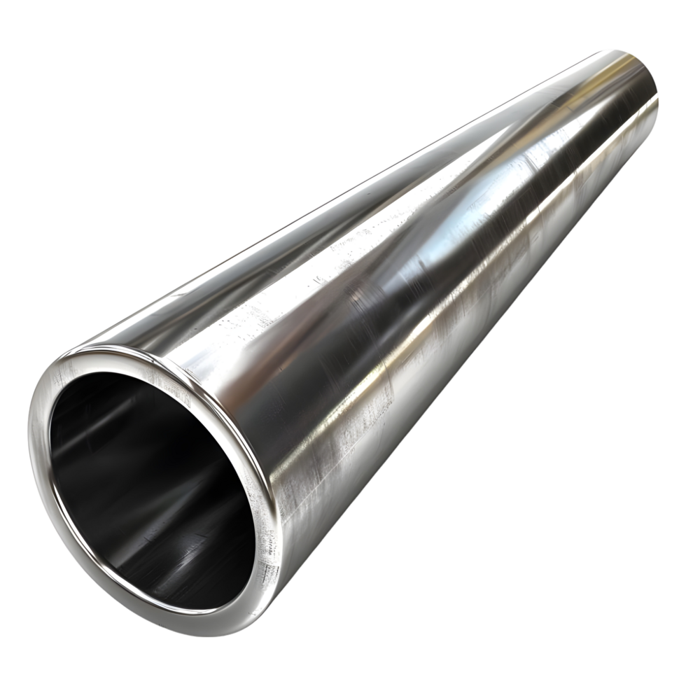 AI generated Long Steel Pipe on Transparent background - Ai Generated png