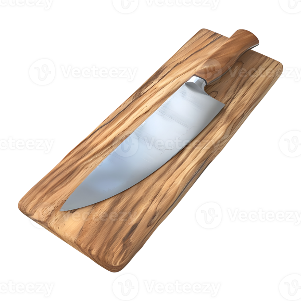 AI generated Sharp Kitchen Knife on Transparent background - Ai Generated png