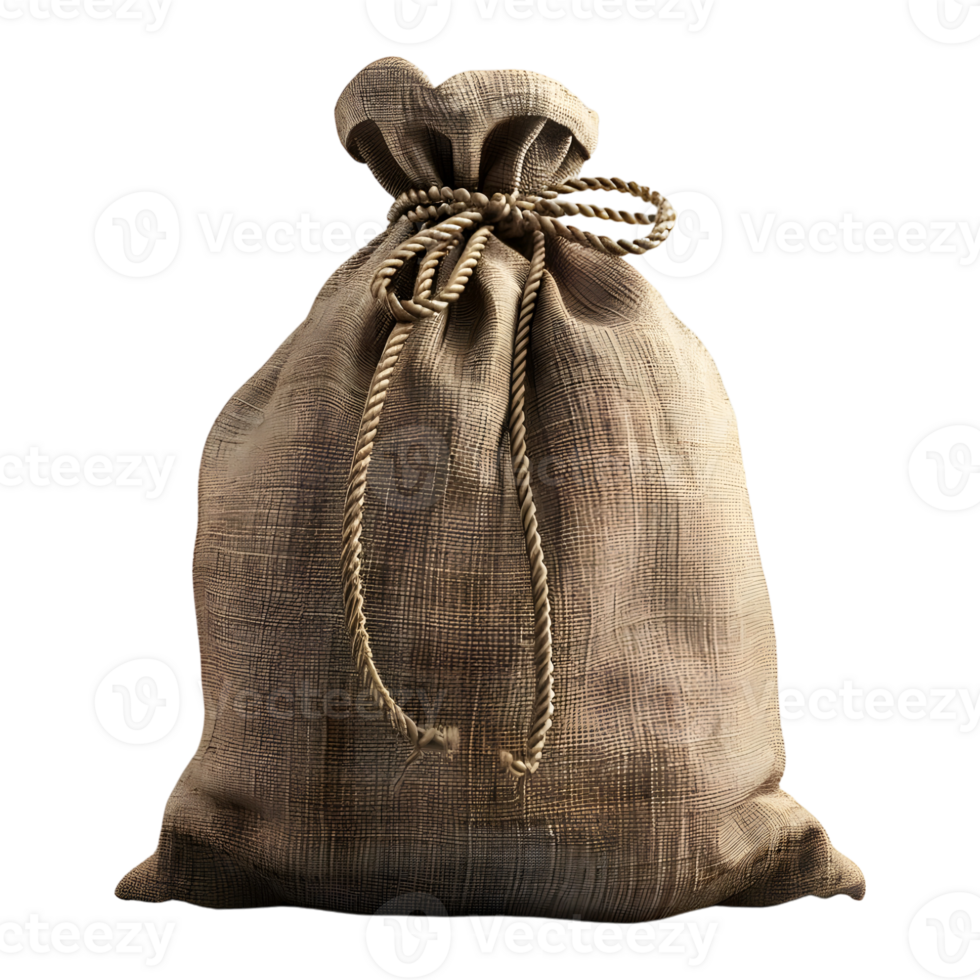 AI generated Bag Filled With Items on Transparent background - Ai Generated png