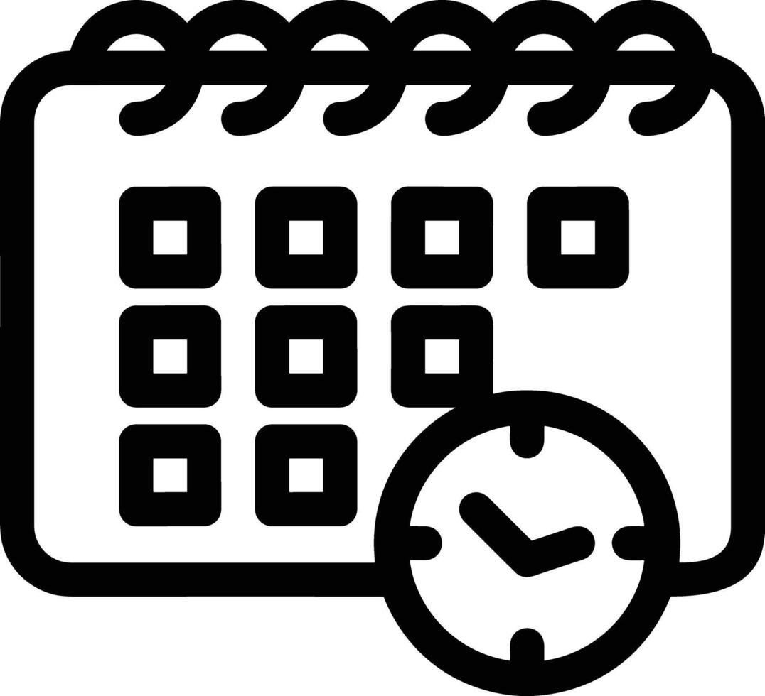 Calendar schedule icon symbol vector image. Illustration of the modern appointment reminder agenda symbol graphic design image