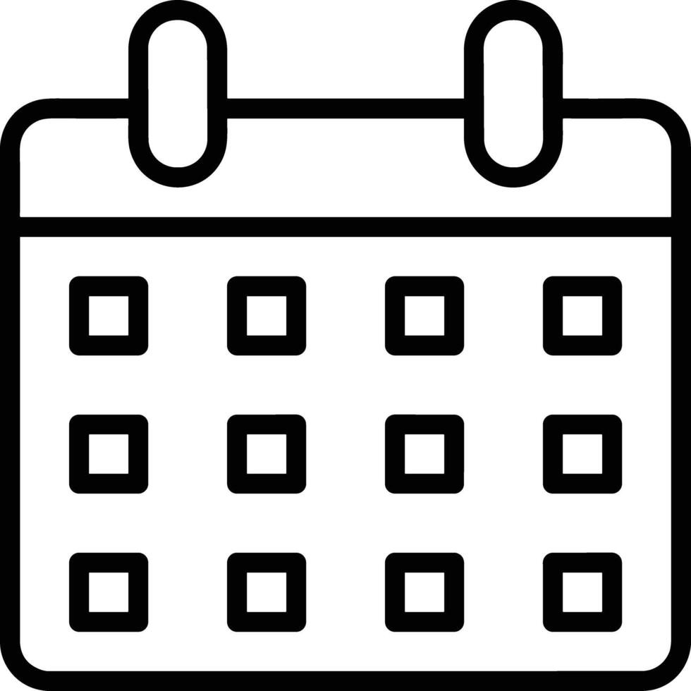 calendario calendario icono símbolo vector imagen. ilustración de el moderno cita recordatorio agenda símbolo gráfico diseño imagen