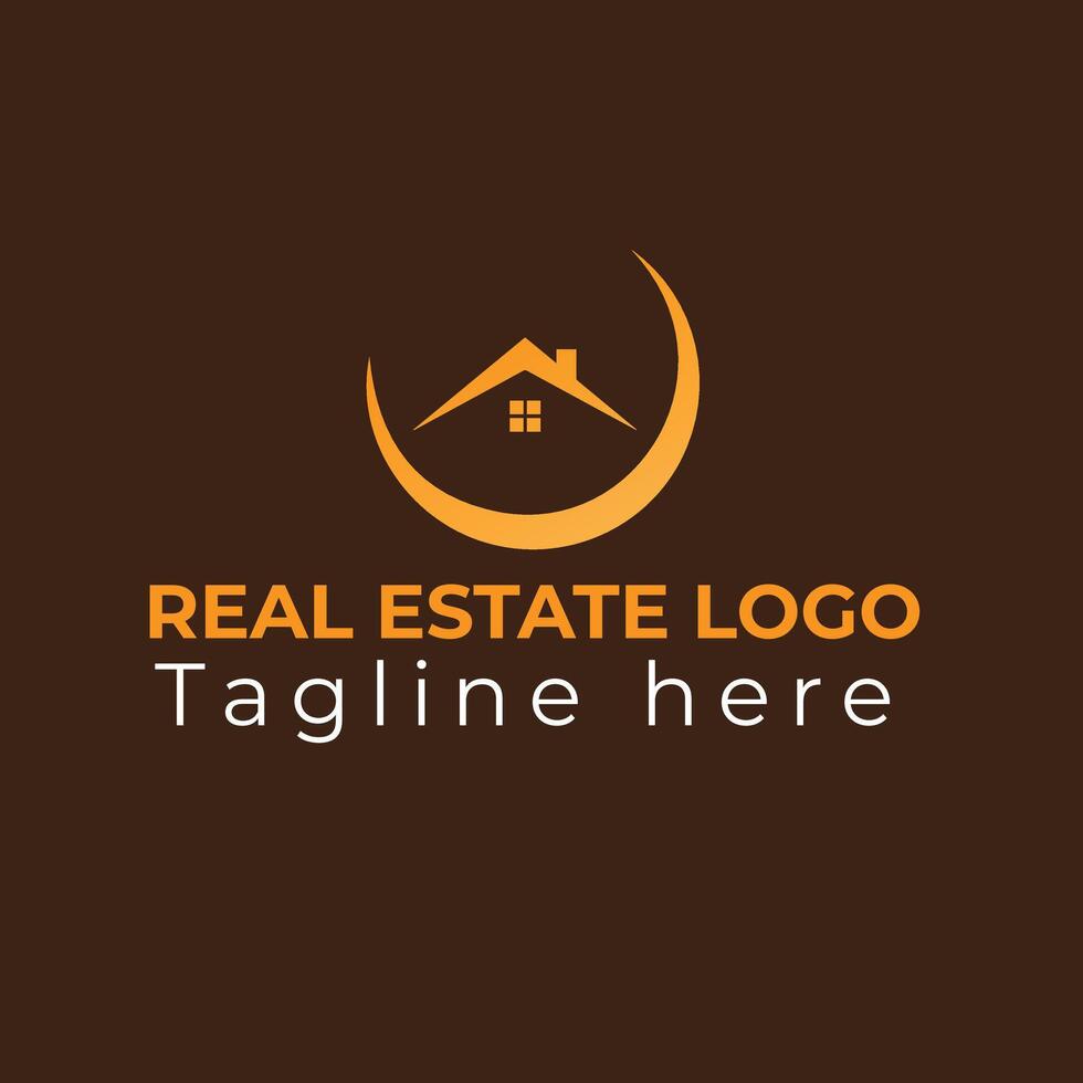 real estate logo design vector