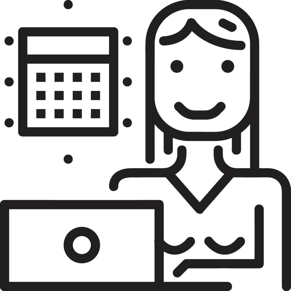 Calendar schedule icon symbol vector image. Illustration of the modern appointment reminder agenda symbol graphic design image